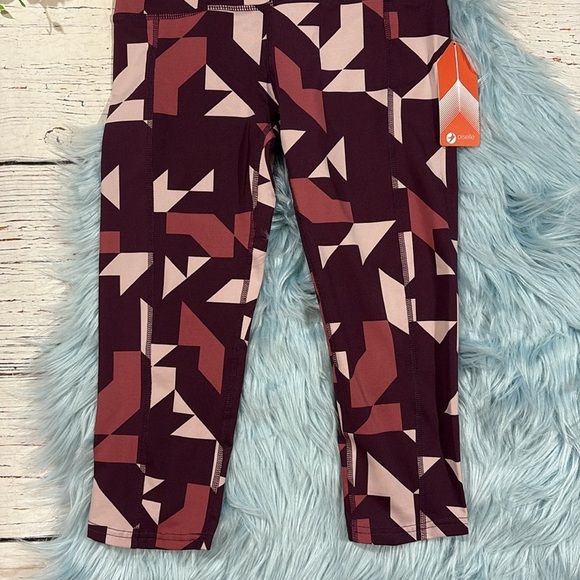 NWT Oiselle Tribeca Print KC Knickers Crop Leggings - Picture 7 of 9